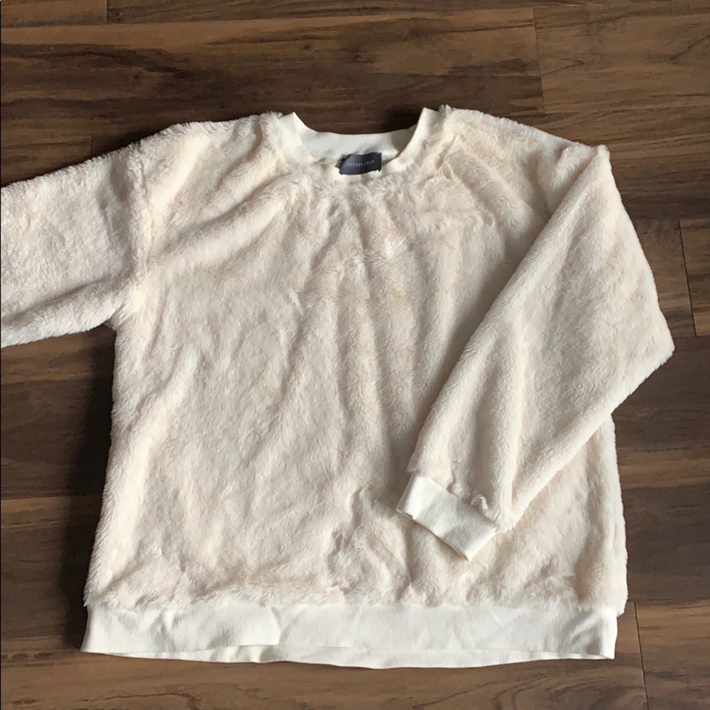 Faux fur long sleeve